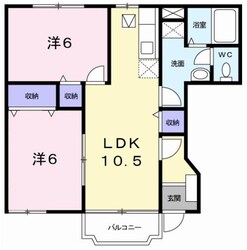 クワ　フォレストの物件間取画像